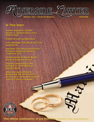 February 2016 - Riverside Lawyer Magazine