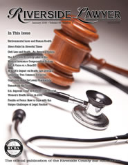 January 2016 - Riverside Lawyer Magazine