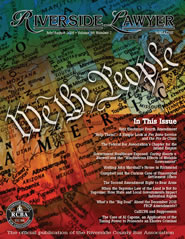 July-August 2016 - Riverside Lawyer Magazine