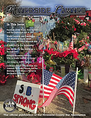 March 2016 - Riverside Lawyer Magazine