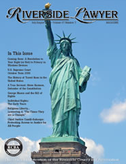 July/August 2017 - Riverside Lawyer Magazine
