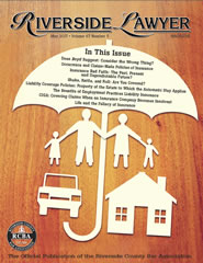 May 2017 - Riverside Lawyer Magazine