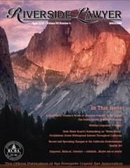 April 2018 - Riverside Lawyer Magazine