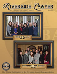 December 2018 - Riverside Lawyer Magazine