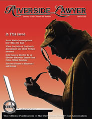 January 2018 - Riverside Lawyer Magazine