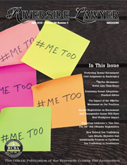 May 2018 - Riverside Lawyer Magazine