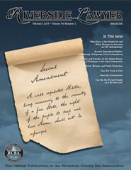 February 2019 - Riverside Lawyer Magazine