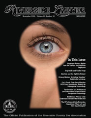 November 2019 - Riverside Lawyer Magazine