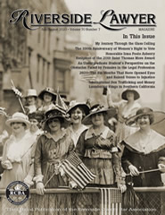 July/August 2020 - Riverside Lawyer Magazine