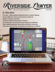 May2020 - Riverside Lawyer Magazine