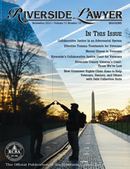 November 2021 - Riverside Lawyer Magazine