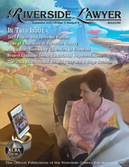 September 2021 - Riverside Lawyer Magazine