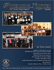 June 2023 - Riverside Lawyer Magazine