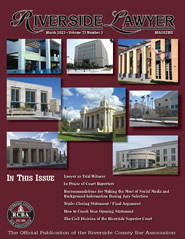 March 2023 - Riverside Lawyer Magazine