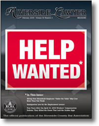 February 2009 - Riverside Lawyer Magazine