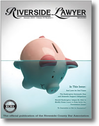January 2009 - Riverside Lawyer Magazine