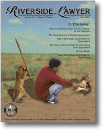 January 2011 - Riverside Lawyer Magazine