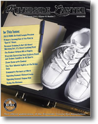 July/August 2012 - Riverside Lawyer Magazine