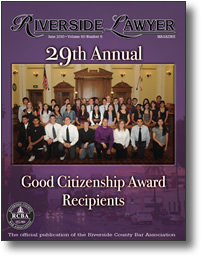 June 2010 - Riverside Lawyer Magazine