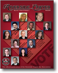 May 2010 - Riverside Lawyer Magazine