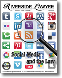 May 2013 - Riverside Lawyer Magazine
