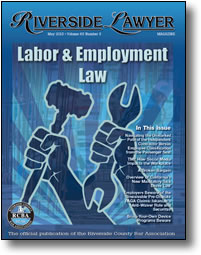 May 2015 - Riverside Lawyer Magazine