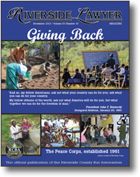 November 2013 - Riverside Lawyer Magazine