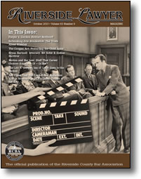 October 2013 - Riverside Lawyer Magazine